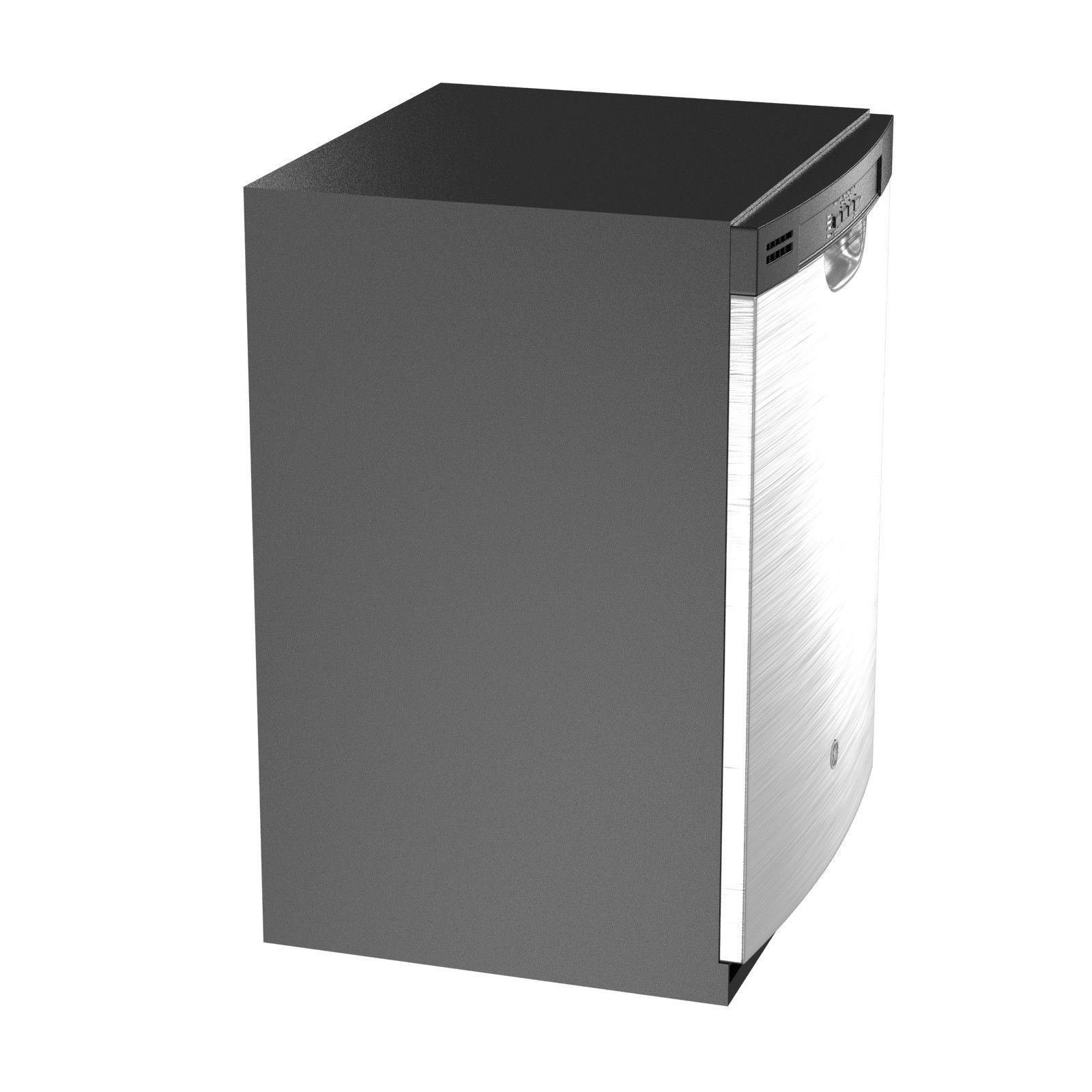 General Electric Dishwasher with Front Controls and Power Cord 3D model