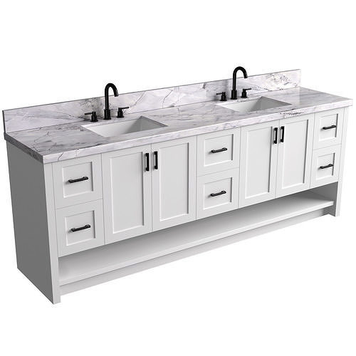 Washbasin Bathroom Furniture Modern 3D model CGTrader