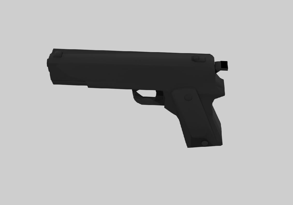 Printable Mini Toy Gun 3D model 3D printable CGTrader