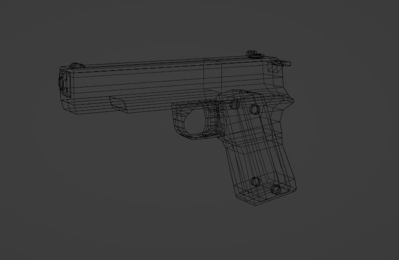 Printable Mini Toy Gun 3D model 3D printable CGTrader