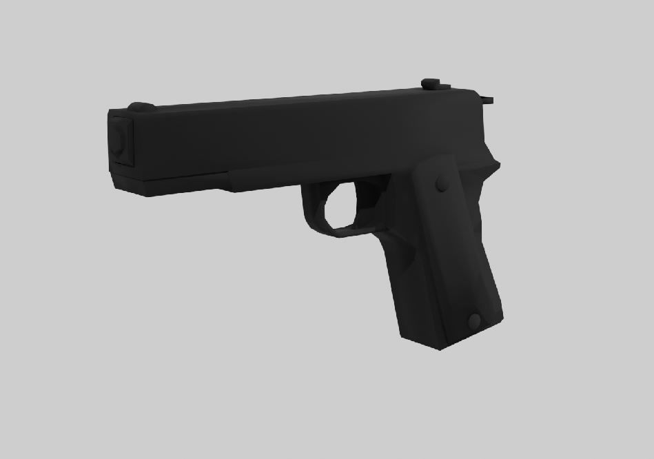 Printable Mini Toy Gun 3D model 3D printable CGTrader