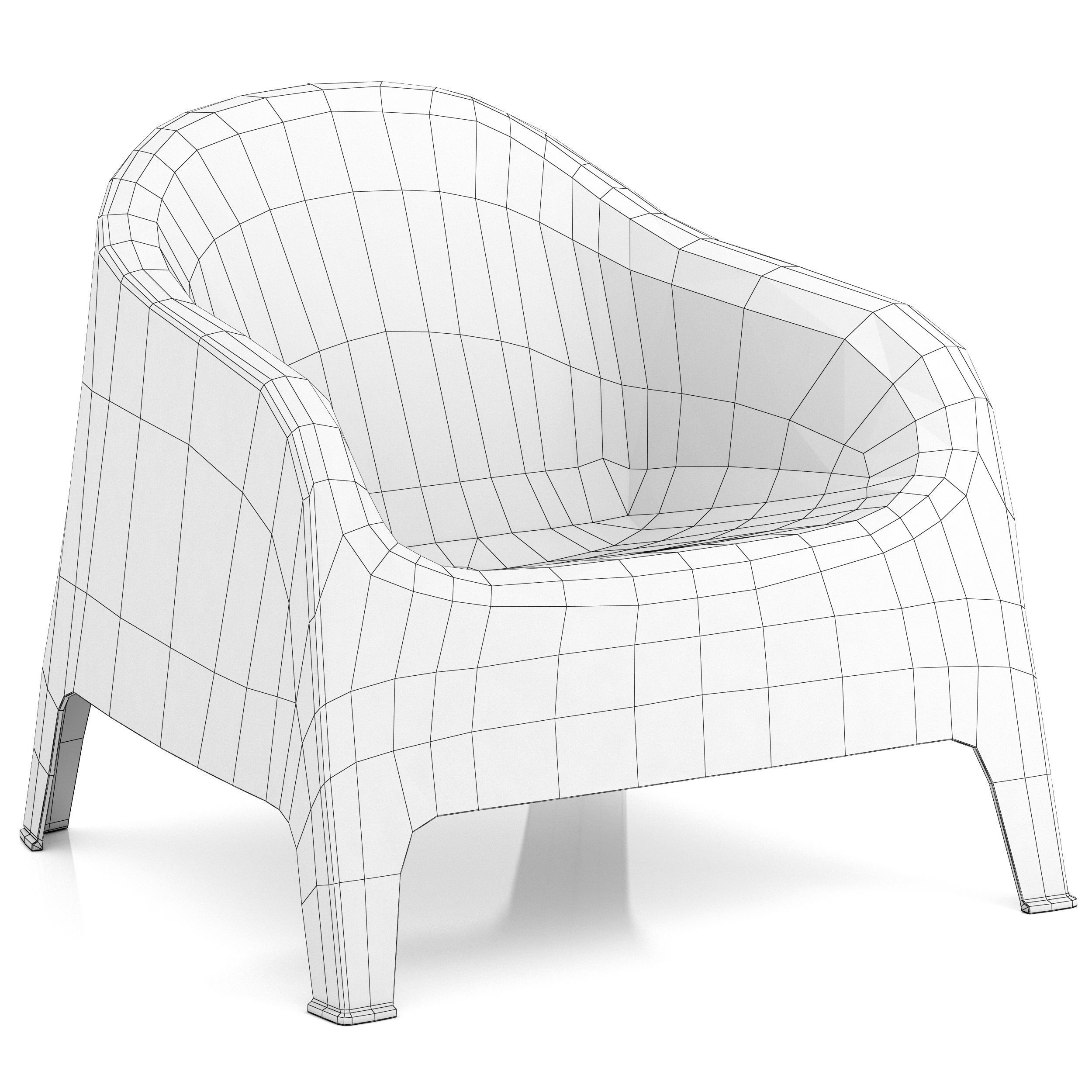 Ikea Skarpo armchair 3D model CGTrader