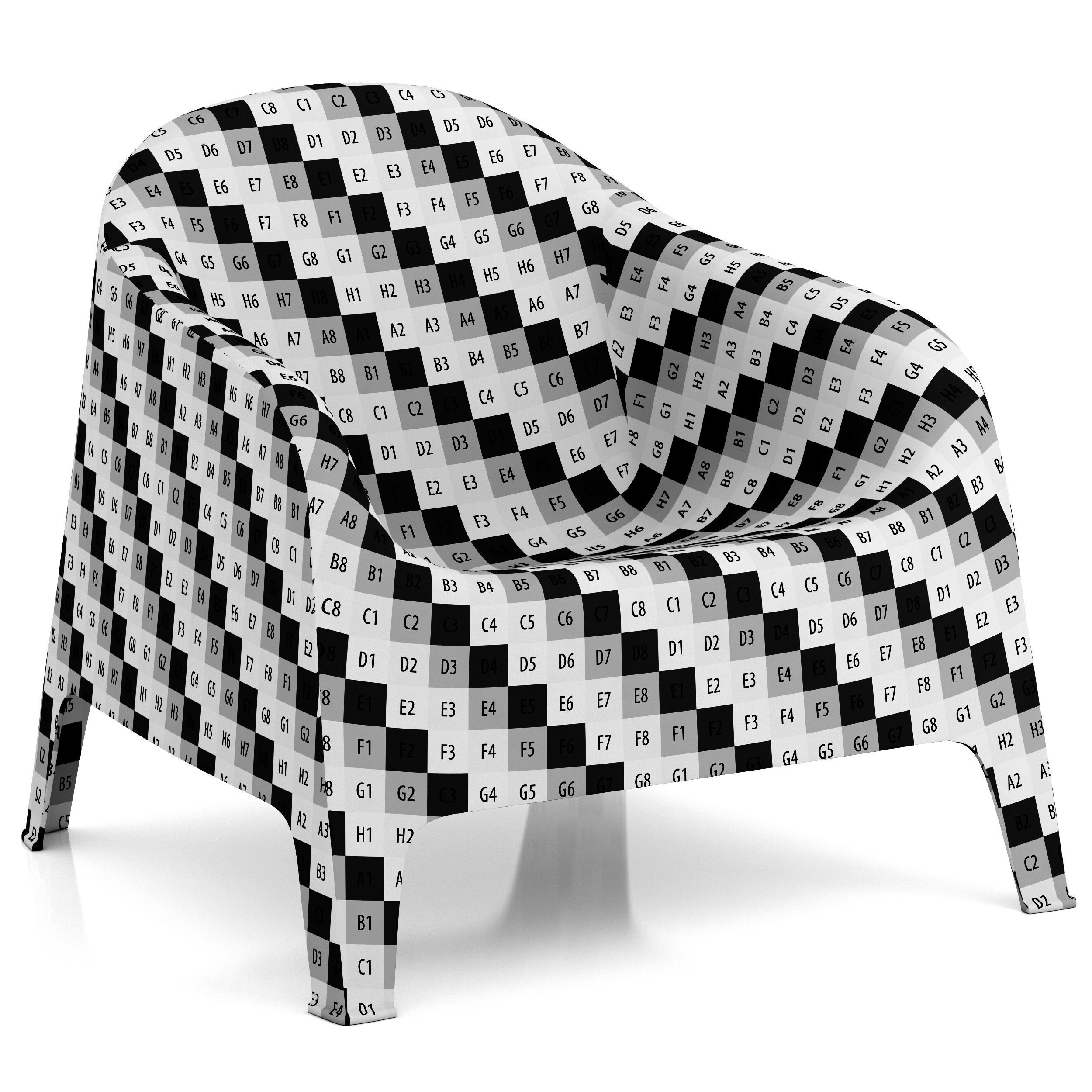 Ikea Skarpo armchair 3D model CGTrader