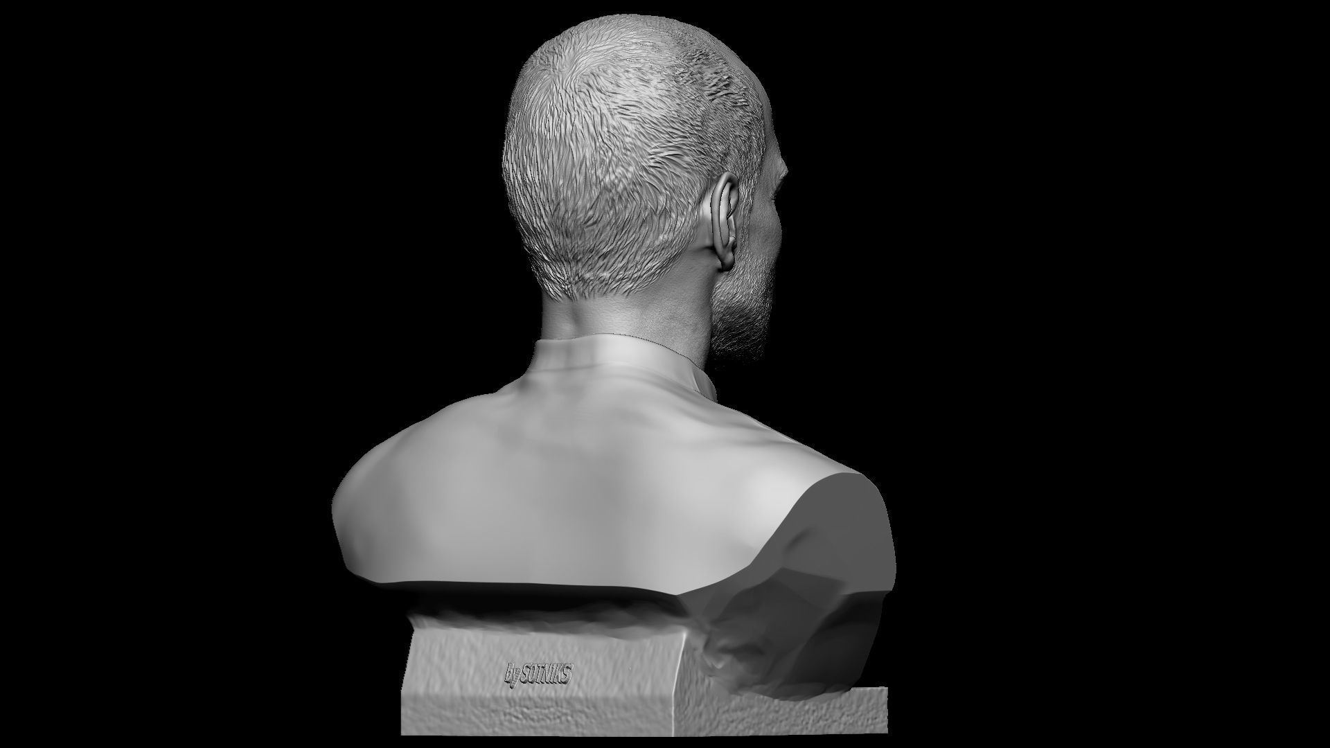 Steve Jobs 3D model 3D printable CGTrader