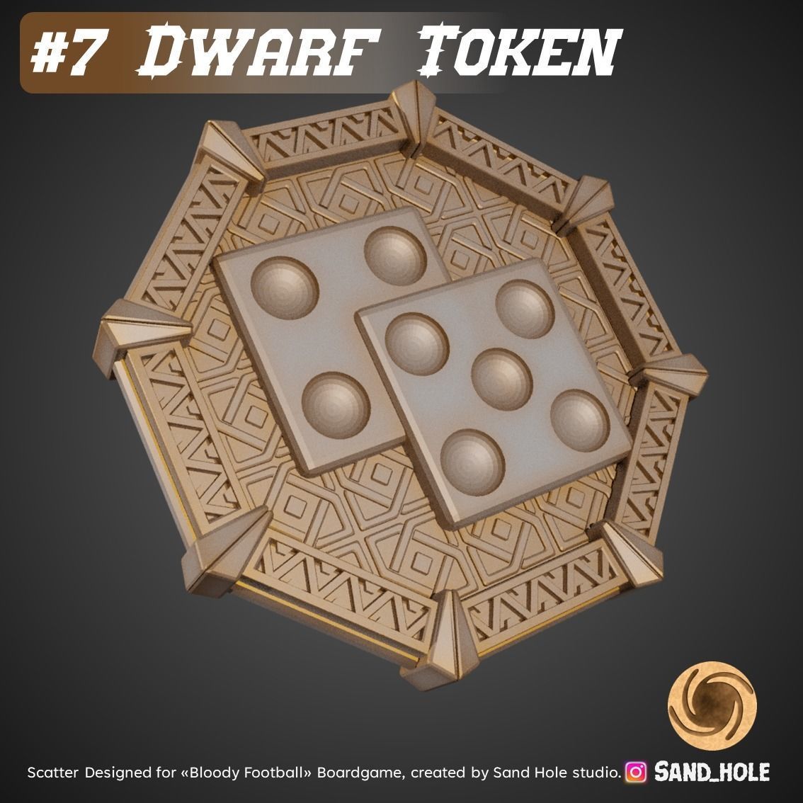 DWARF TOKENS - SH07T 3D model | CGTrader