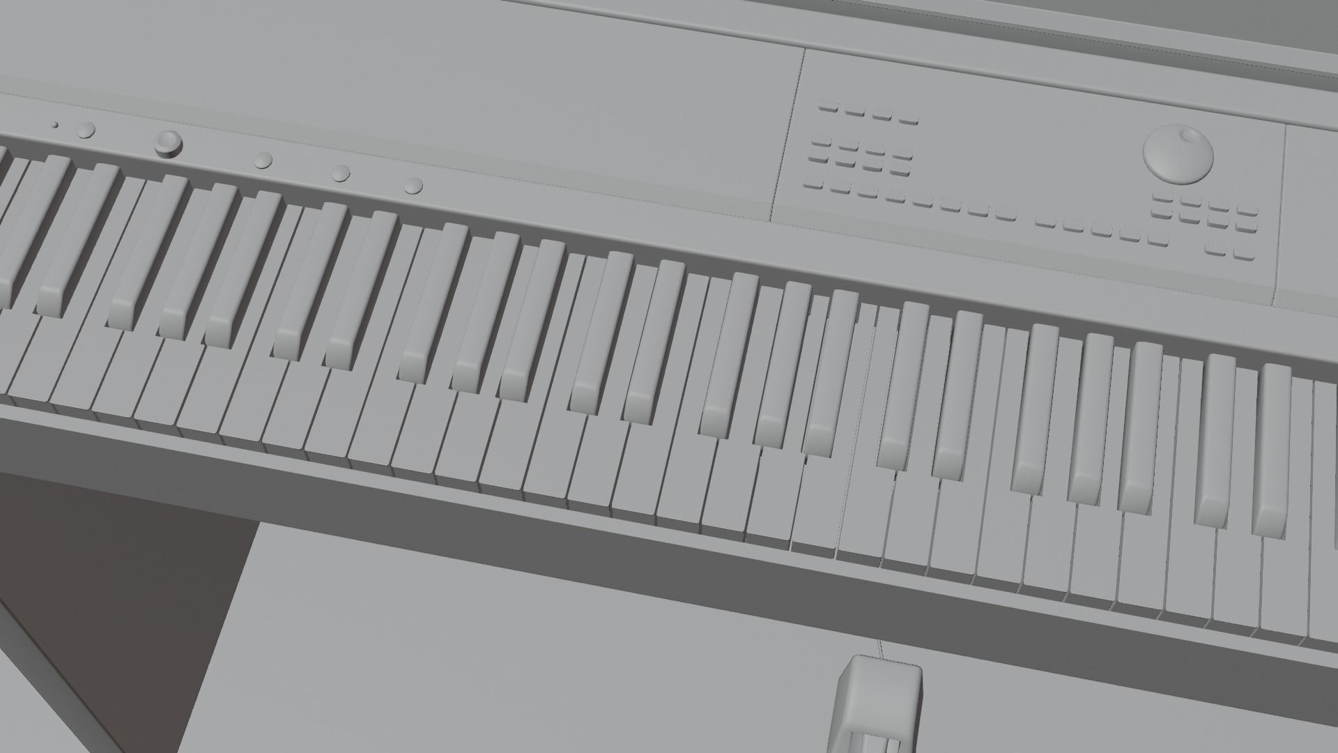 3D model Electronic Piano VR / AR / lowpoly CGTrader
