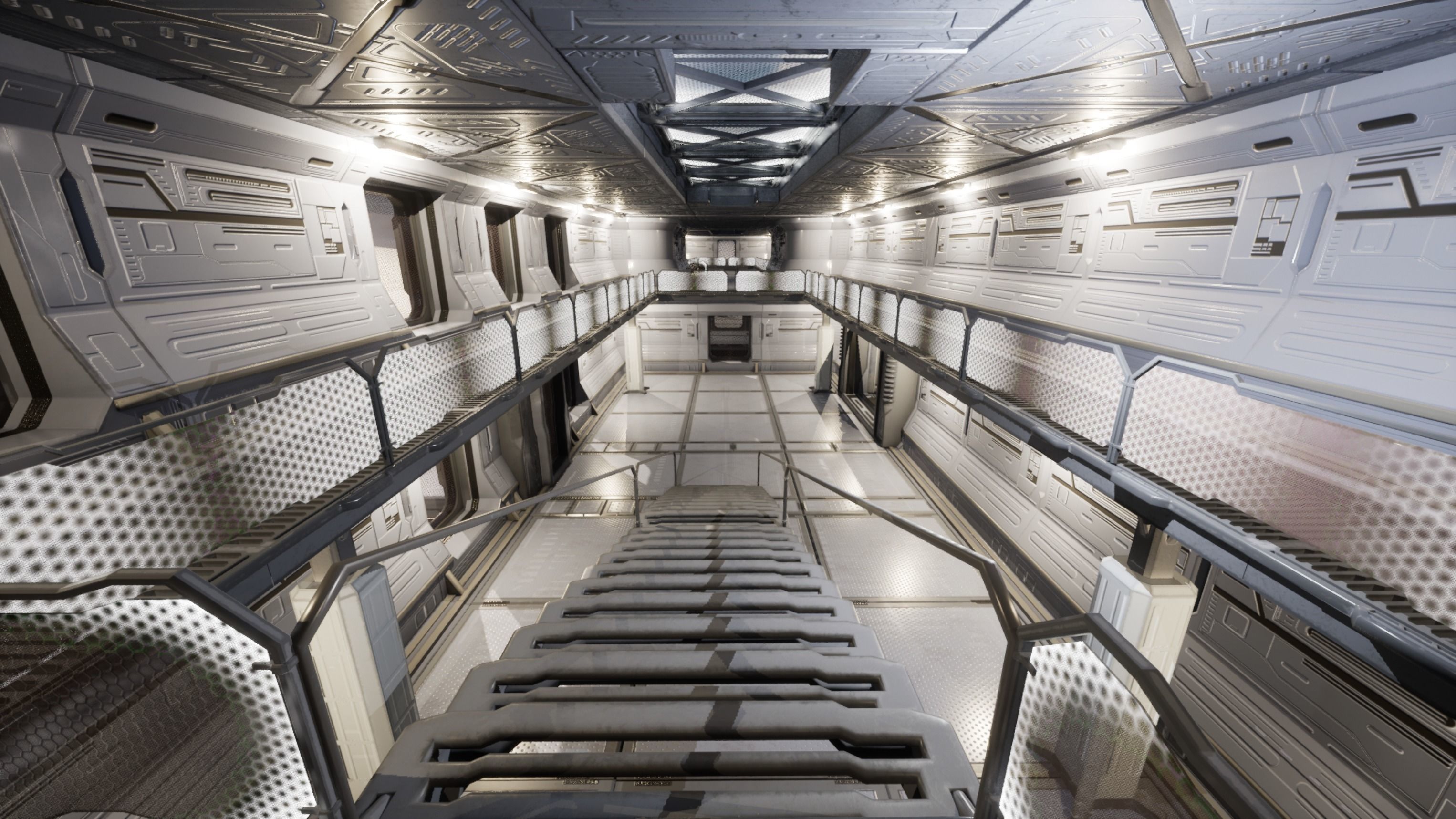 3D model SCIFI modules kitbash Military Base Building Kit Cyberpunk VR / AR / lowpoly CGTrader