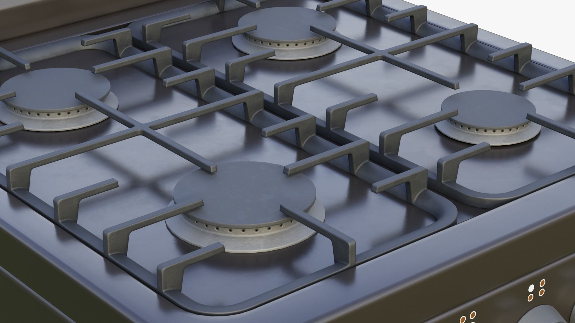 3D model Stove game ready PBR two stoves and ovens VR / AR / lowpoly