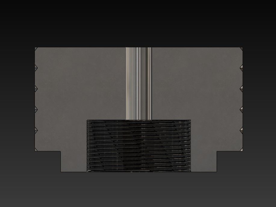 Knurled Knob 3D model 3D printable CGTrader