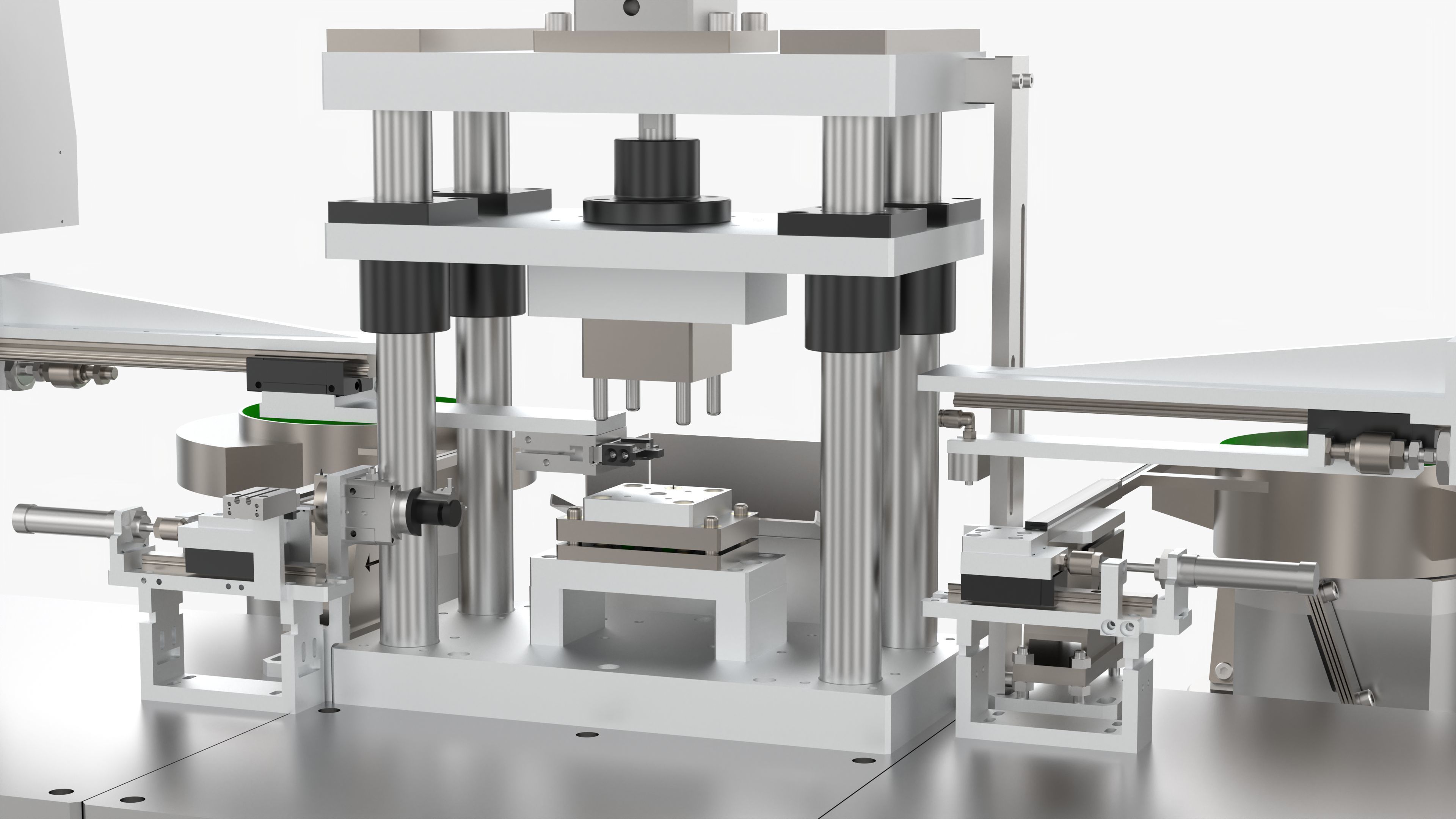 Automatic Shaft Loading and Unloading Press Machine 3D model | CGTrader