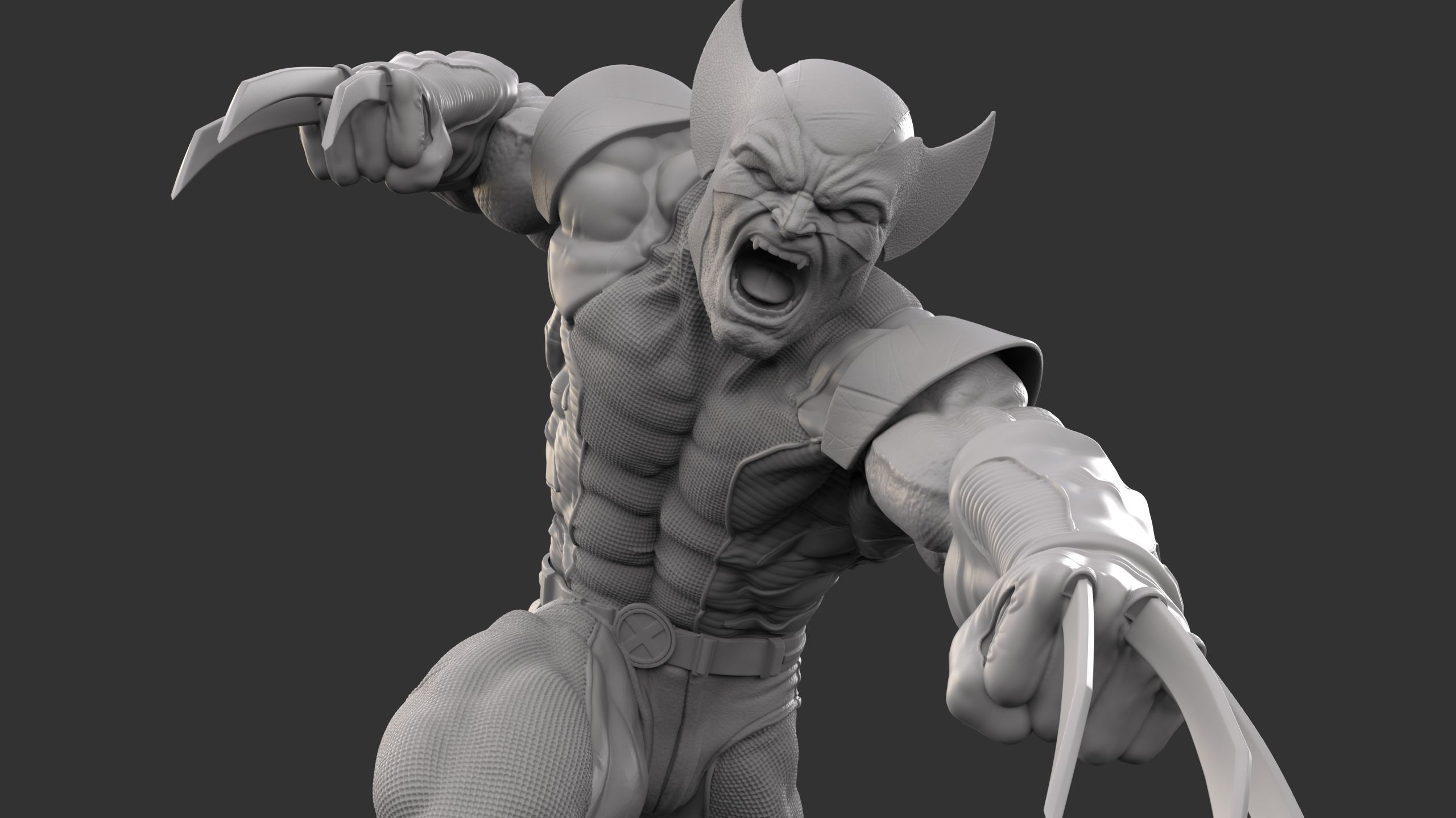 Wolverine- Marvel 3D model 3D printable | CGTrader