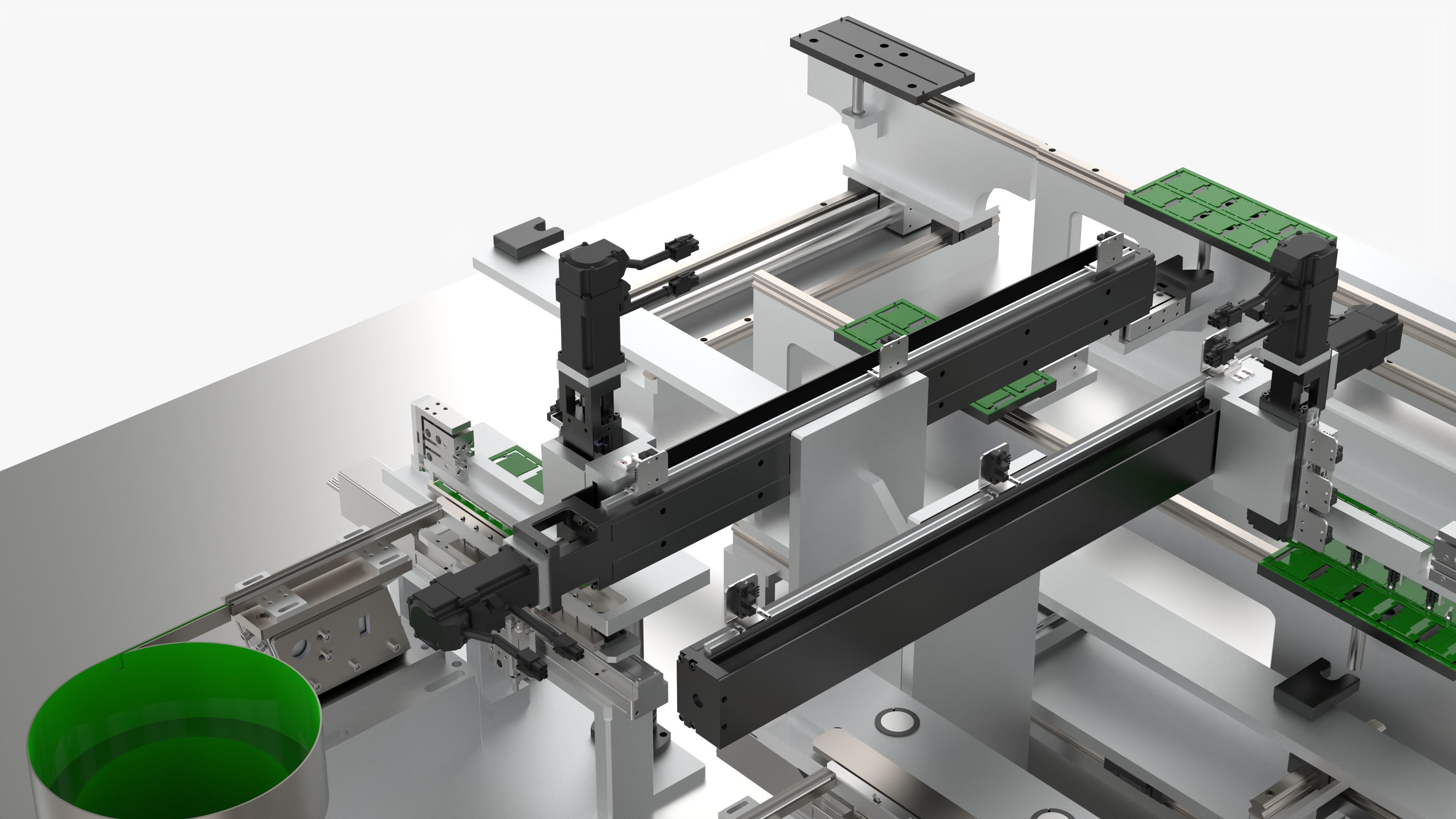 Automatic PCB Assembly Machine 3D model CGTrader