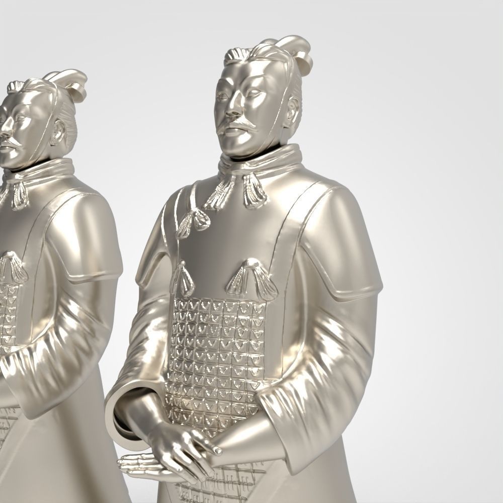 Terracotta Army sculptures depicting the armies of Qin Shi Huang 3D model 3D printable | CGTrader