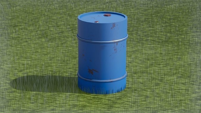 3D model Lowpoly Metal Barrel Game Ready VR / AR / low-poly | CGTrader