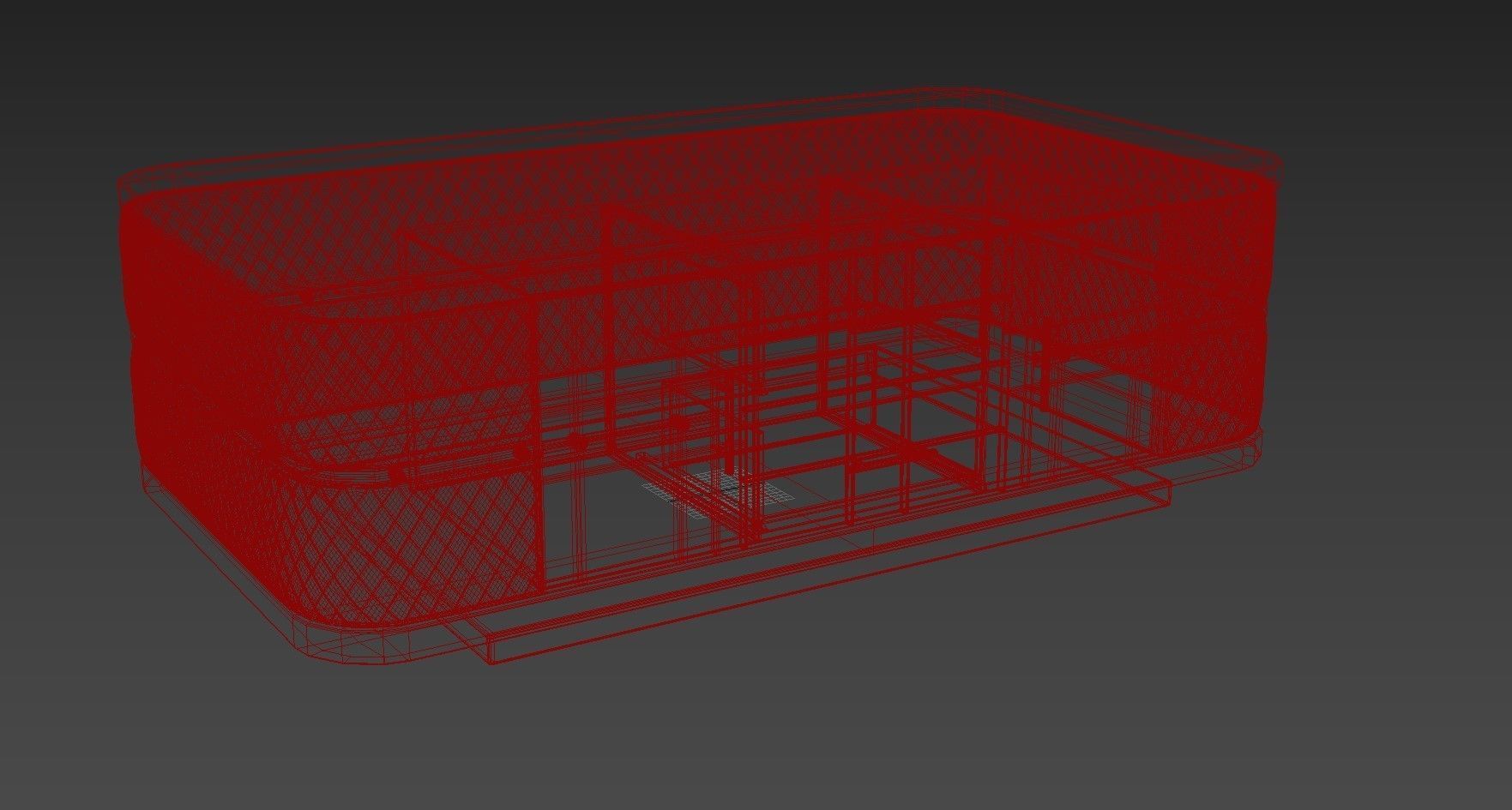 Modern Marble Coffee Table with Storage in Black 3D model CGTrader