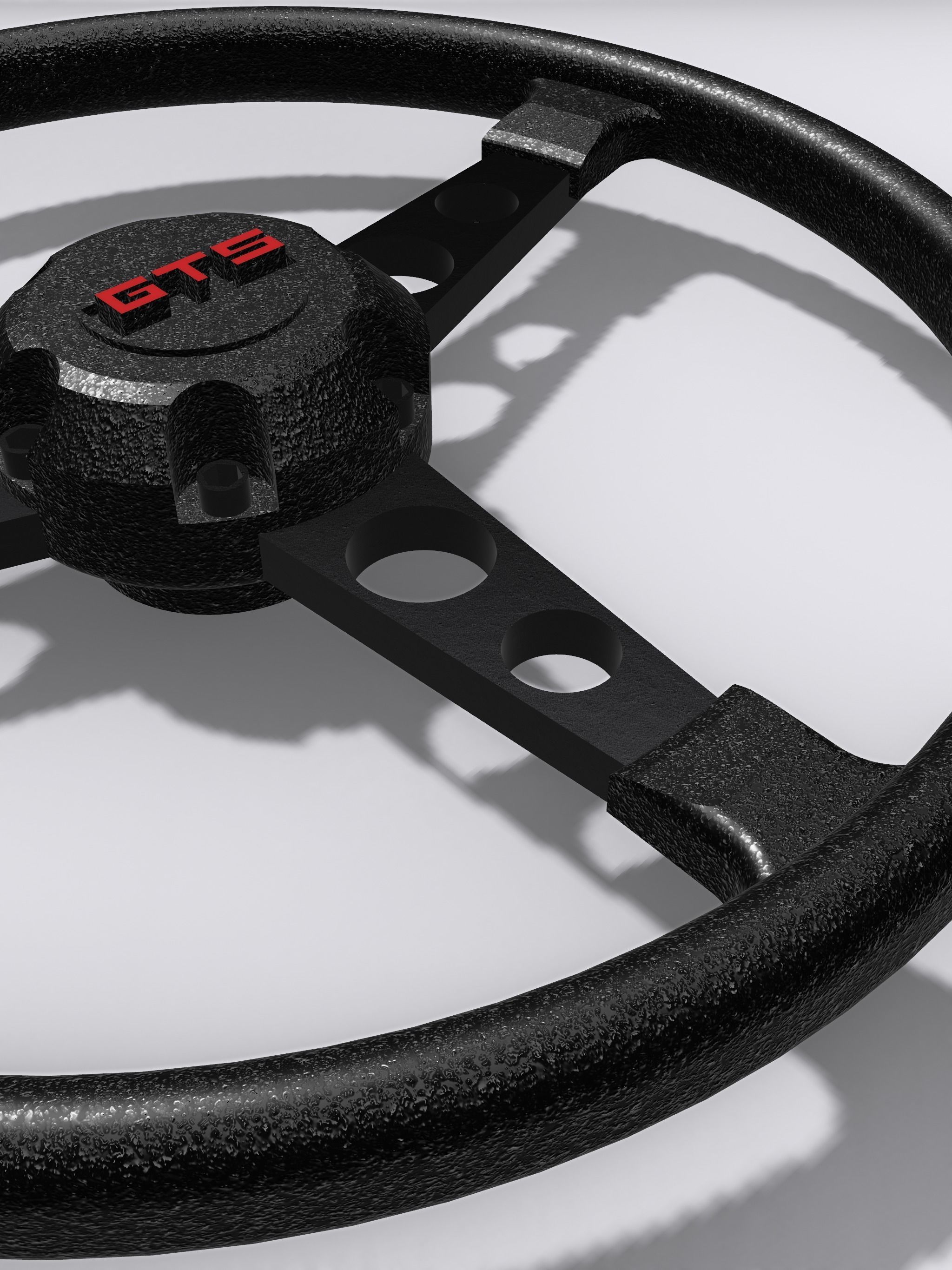 Holden HQ GTS Steering Wheel 3D model 3D printable CGTrader
