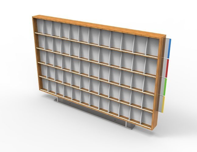 Magazine Rack 3D model 3D printable | CGTrader