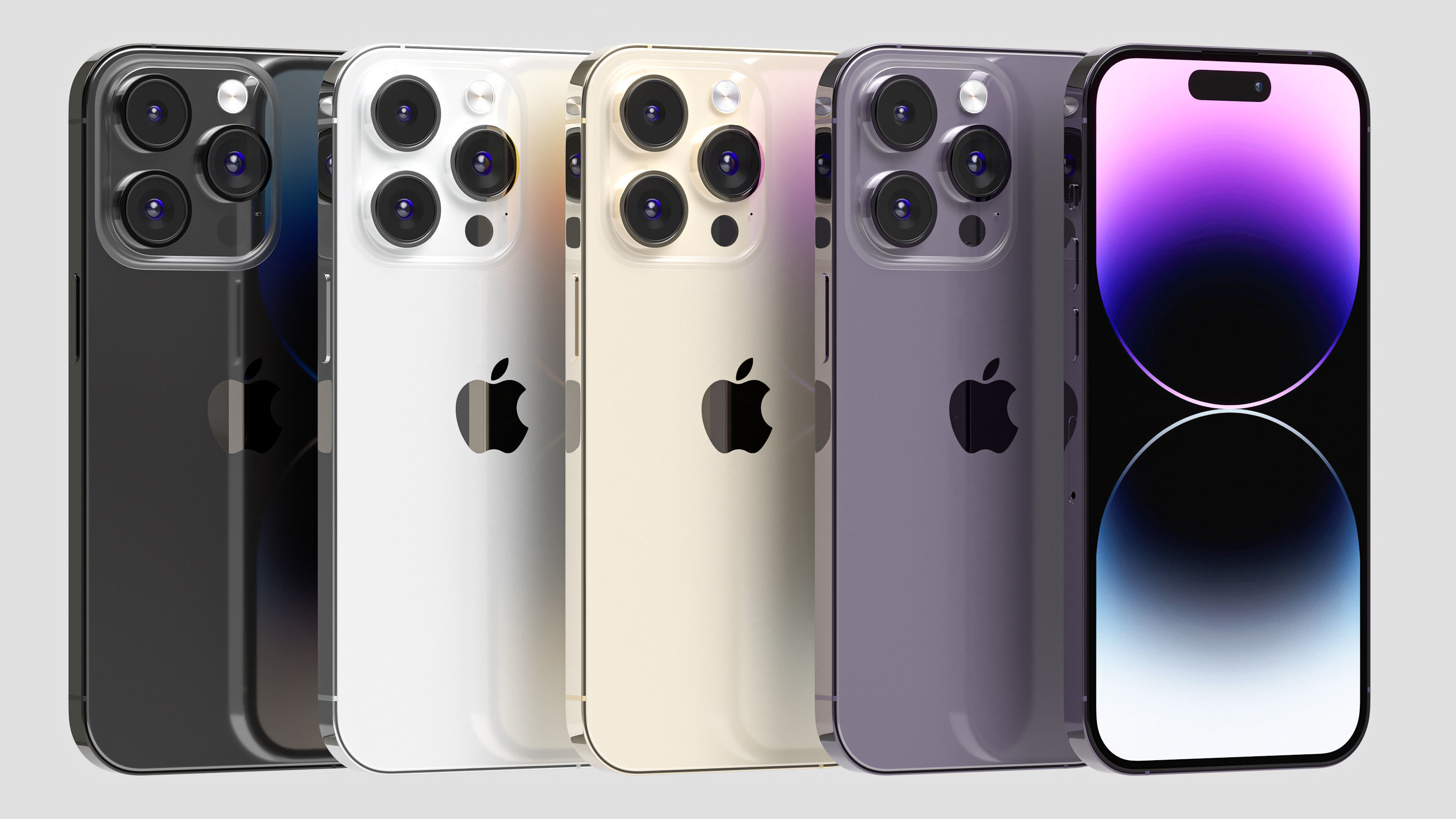 Apple iPhone 14 Pro cell phone 3D model | CGTrader