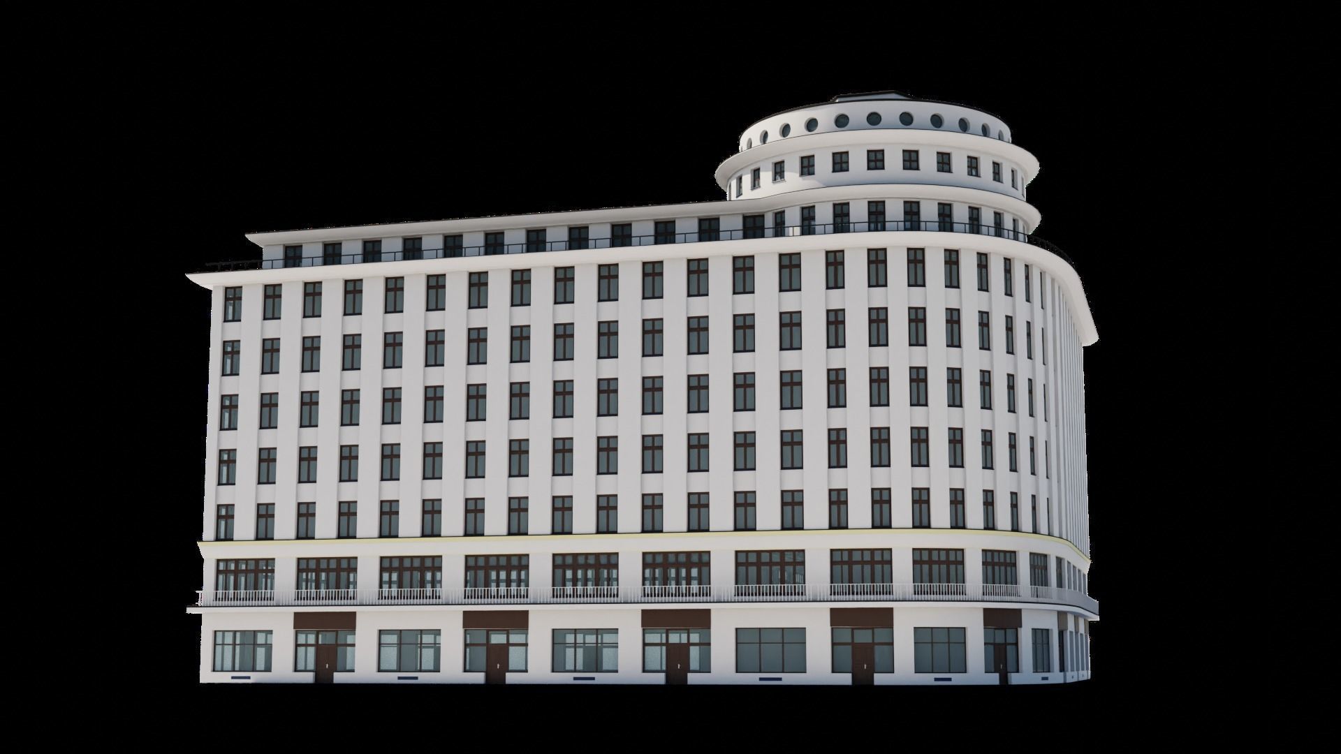 Picture Idea: 3D Model Eastern European Building 002 Vr Ar Low Poly