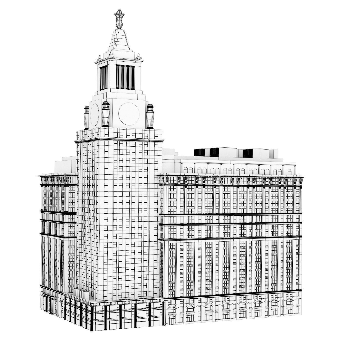 Building 4 Irving Pl New York NY 10003 3D model CGTrader