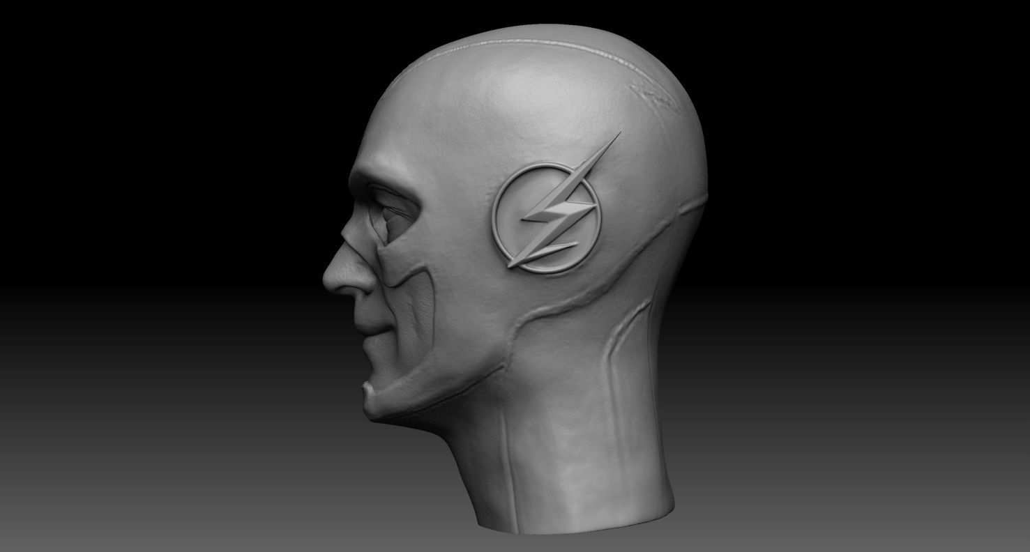 Reverse Flash Headsculpt 3D model 3D printable CGTrader