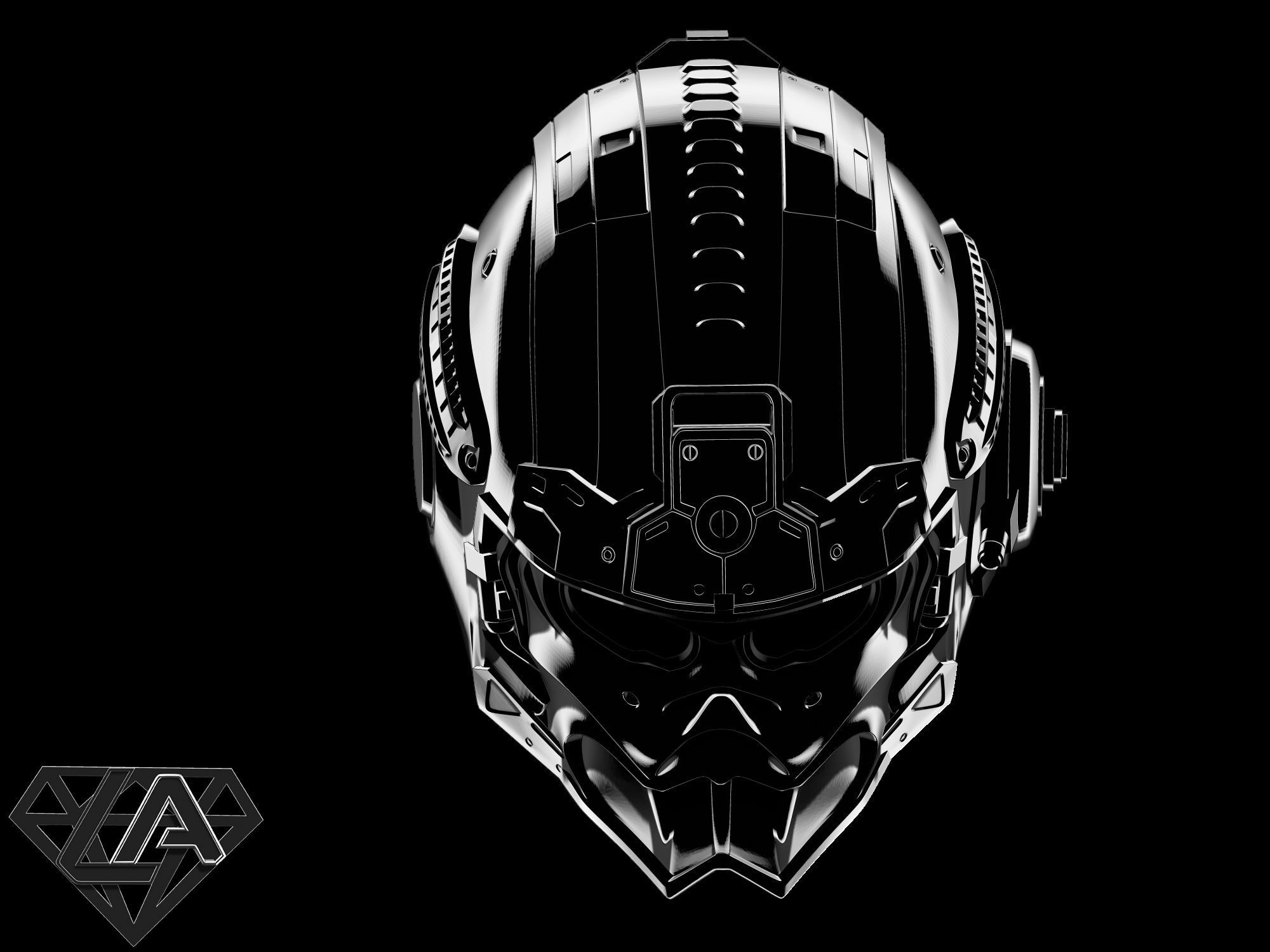Tactic predator helmet 3D model 3D printable CGTrader