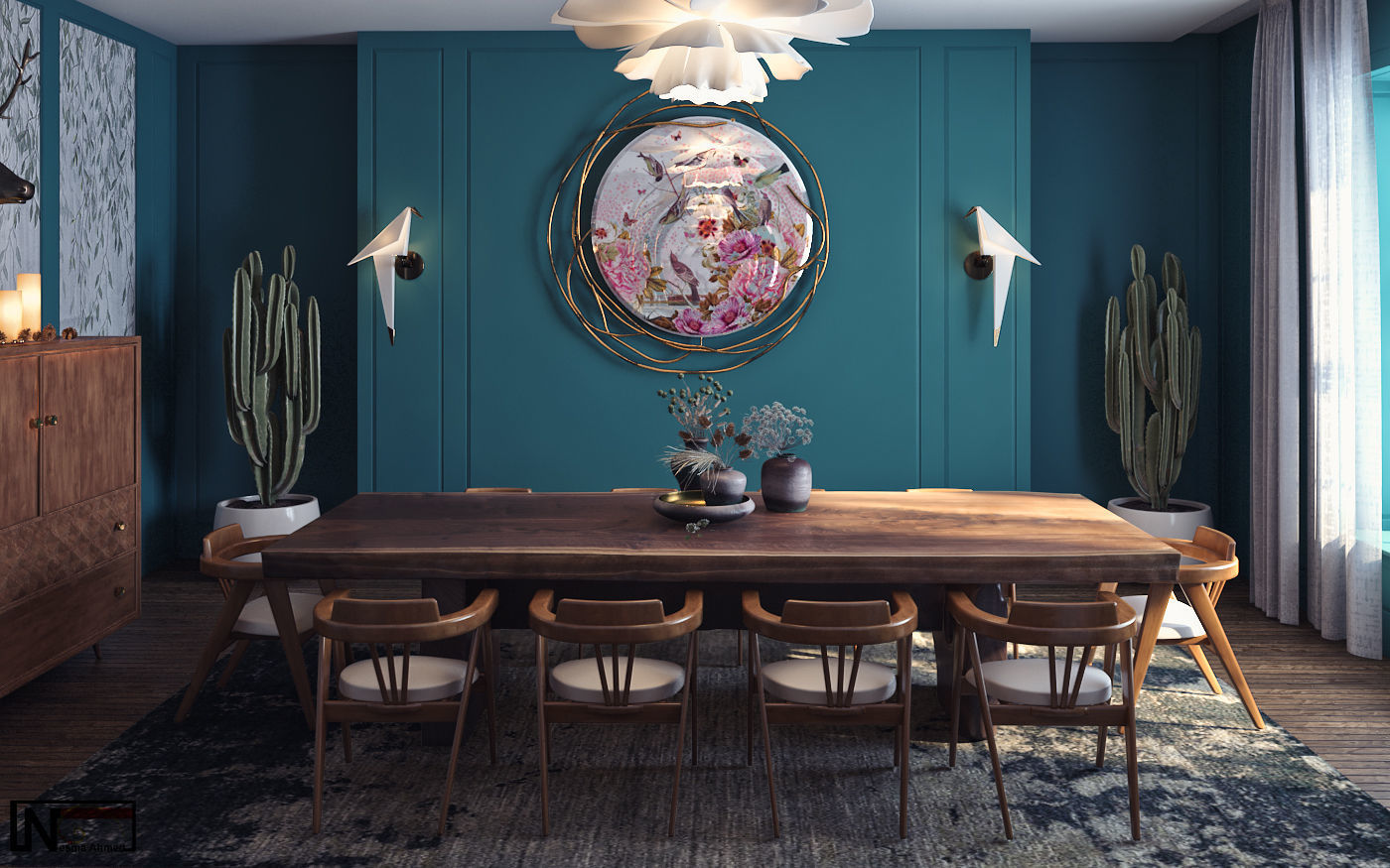 electric dining room 3D model | CGTrader