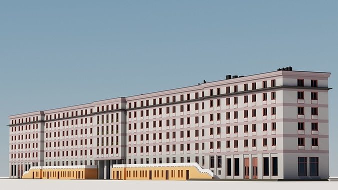3D model Eastern European Building 009 VR / AR / low-poly | CGTrader