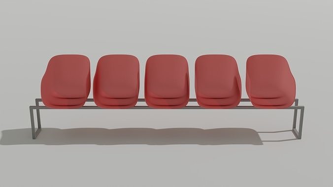 Tribun Stadium Chair 3D model | CGTrader