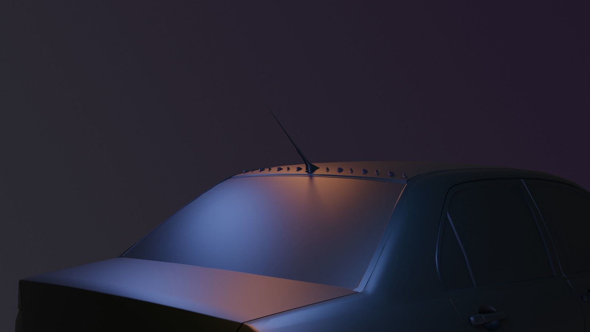 Vortex generator 3d printable Mitsubishi Lancer EVO alternative 3D