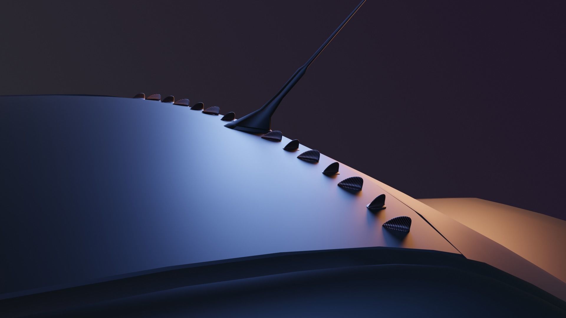 Vortex generator 3d printable Mitsubishi Lancer EVO alternative 3D