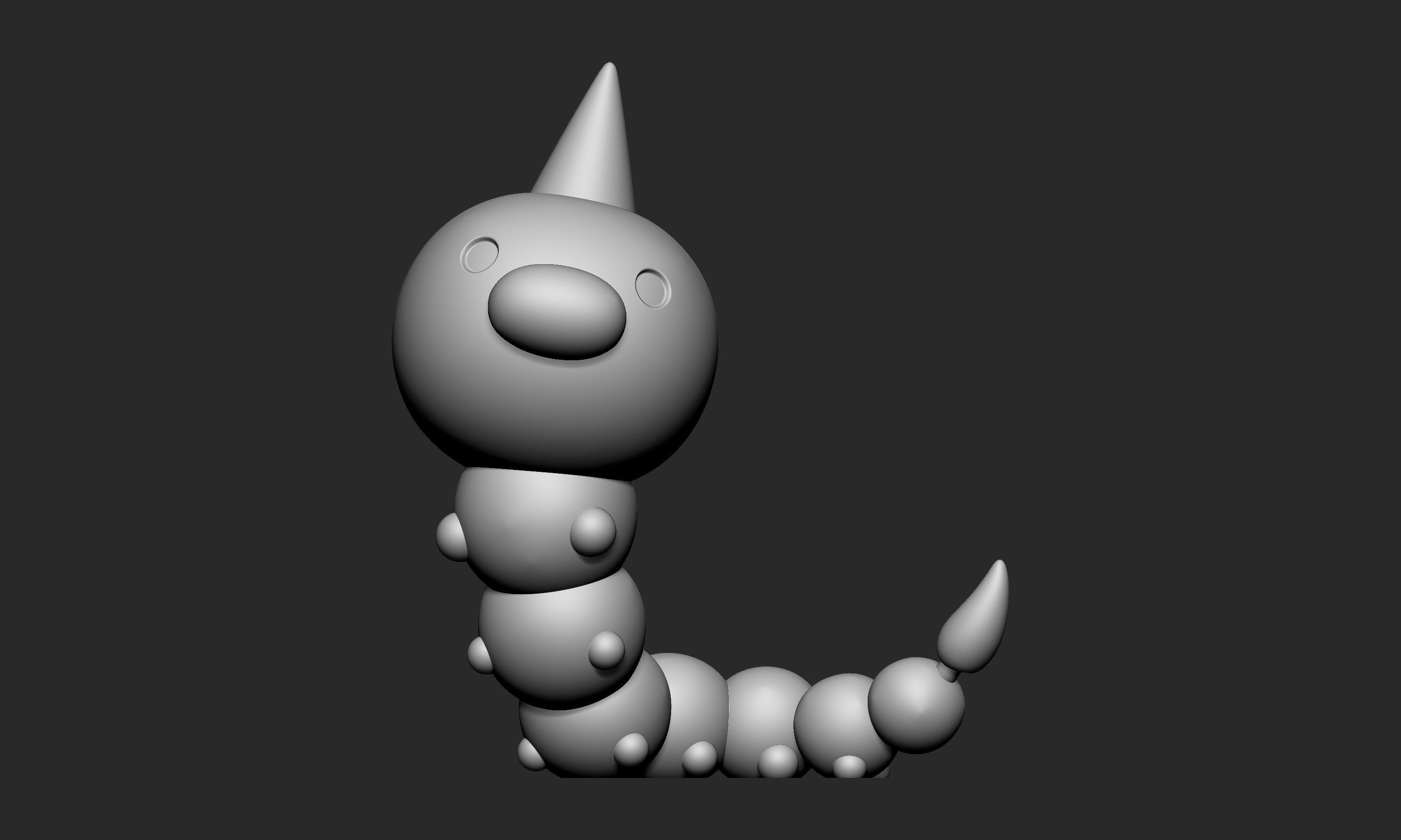 Pokemon - Weedle with 2 poses 3D model 3D printable | CGTrader