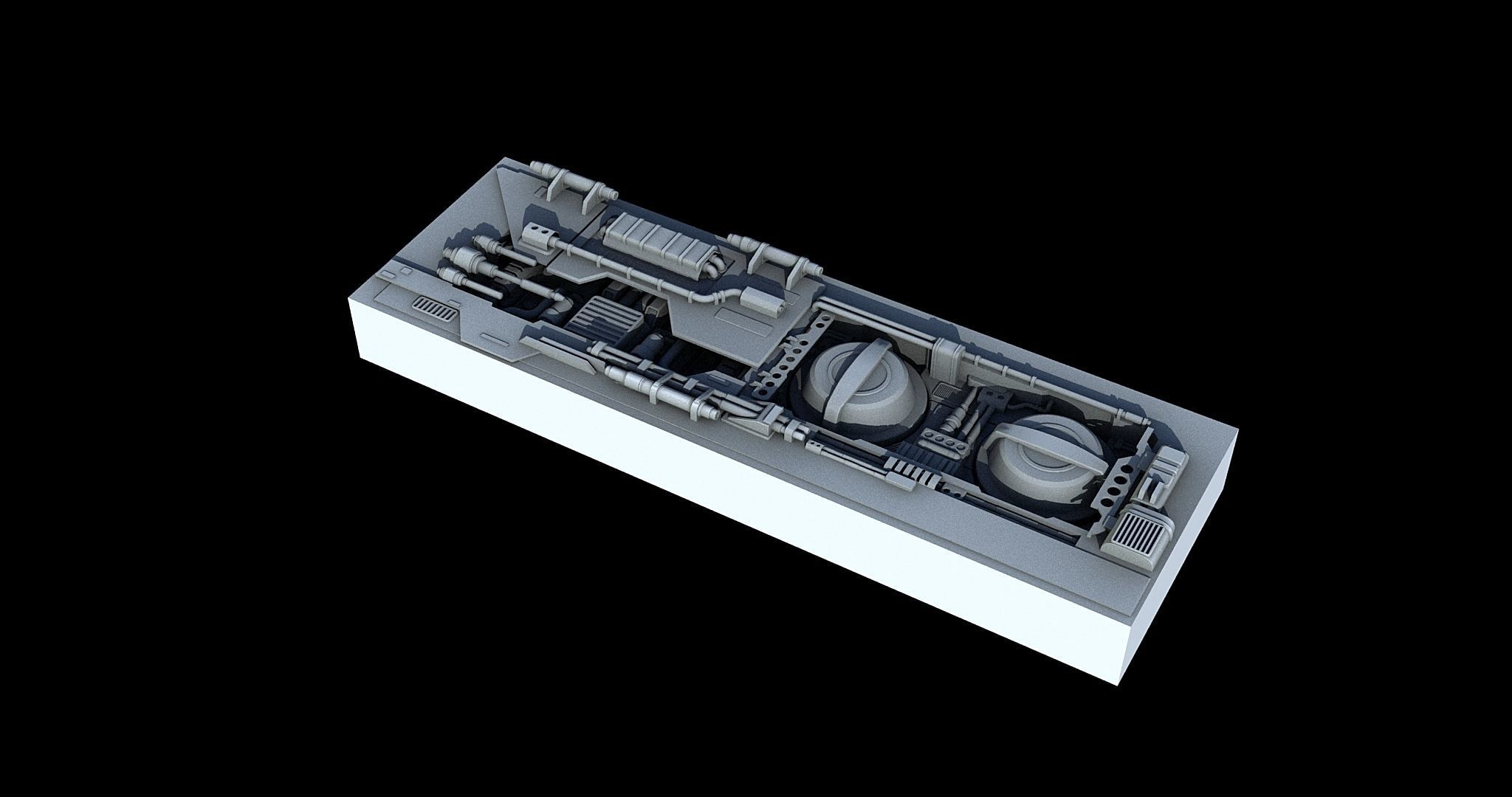 Sci-Fi KitBash and Props Pack Part two 3D model | CGTrader
