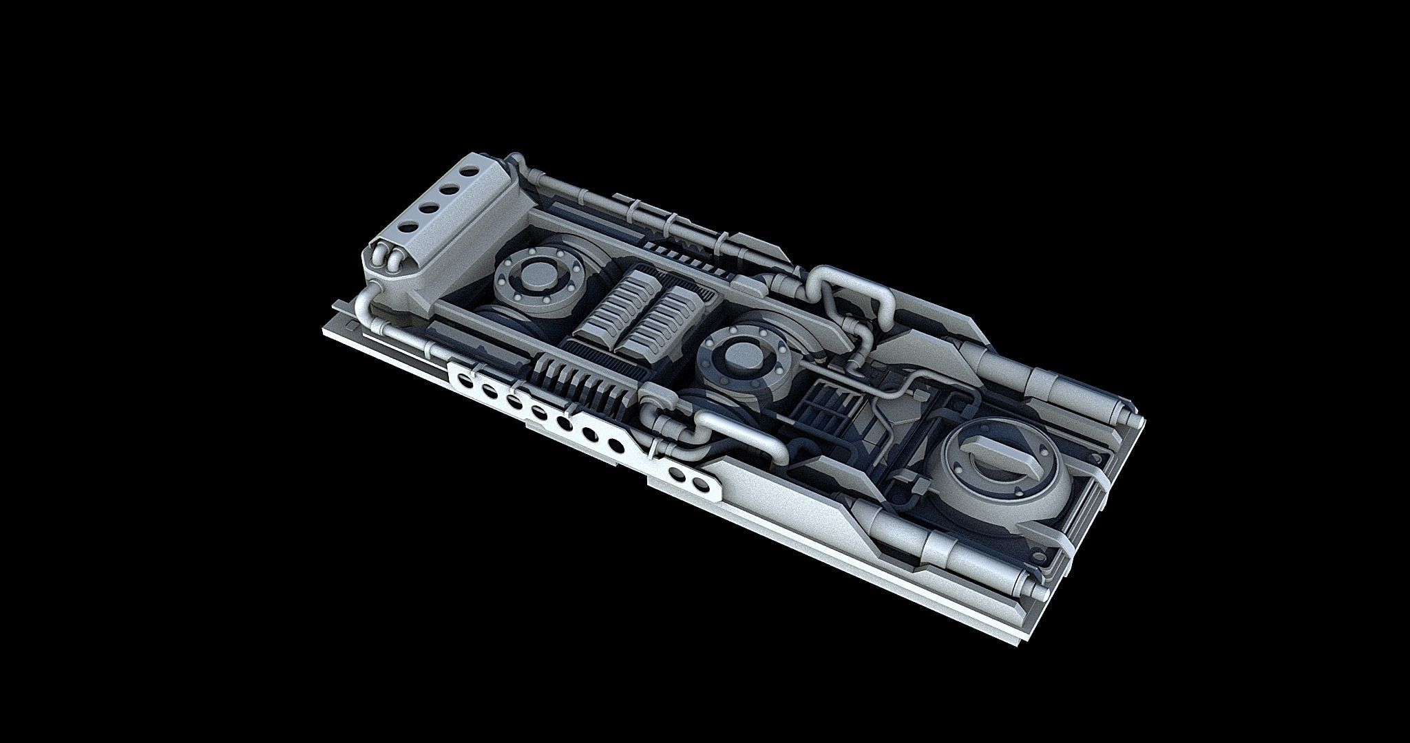 Sci-Fi KitBash and Props Pack Part two 3D model | CGTrader