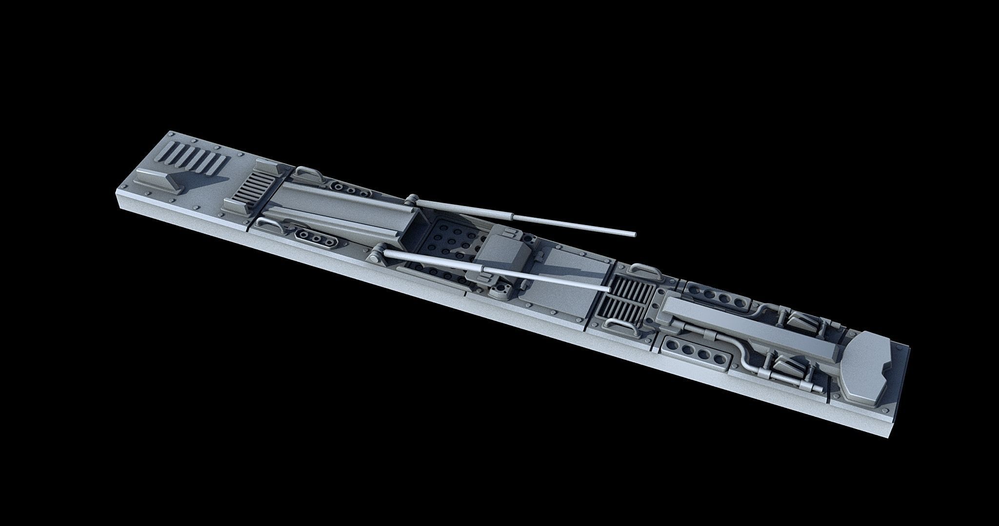 Sci-Fi KitBash and Props Pack Part three 3D model | CGTrader