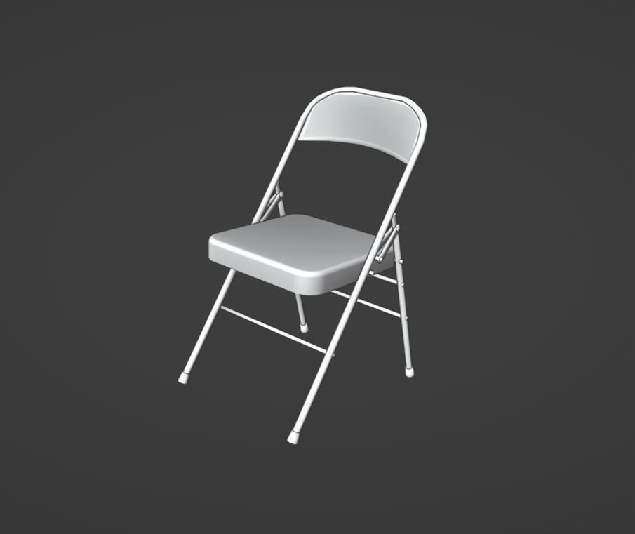 Steel Chair Inspired from Wrestling Boxing 3D model CGTrader