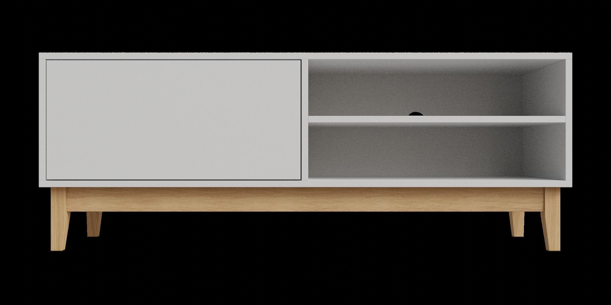 Solid Wood Tv With Drawers Modern Tv Stand 3D model CGTrader