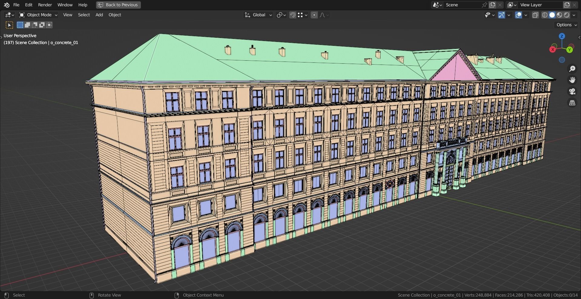 Photo inspiration: Visual Reference: 3D Model Eastern European Building 012 Vr Ar Low Poly