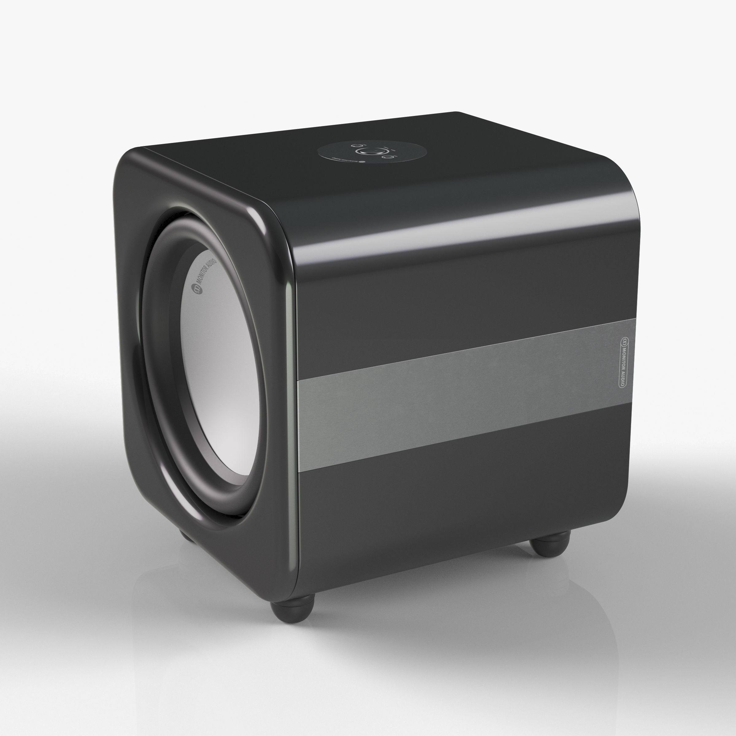 Monitor Audio Apex AW12 Black 3D model CGTrader