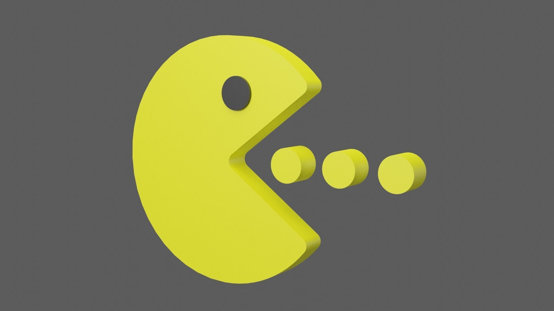 3D model Pacman VR / AR / low-poly | CGTrader