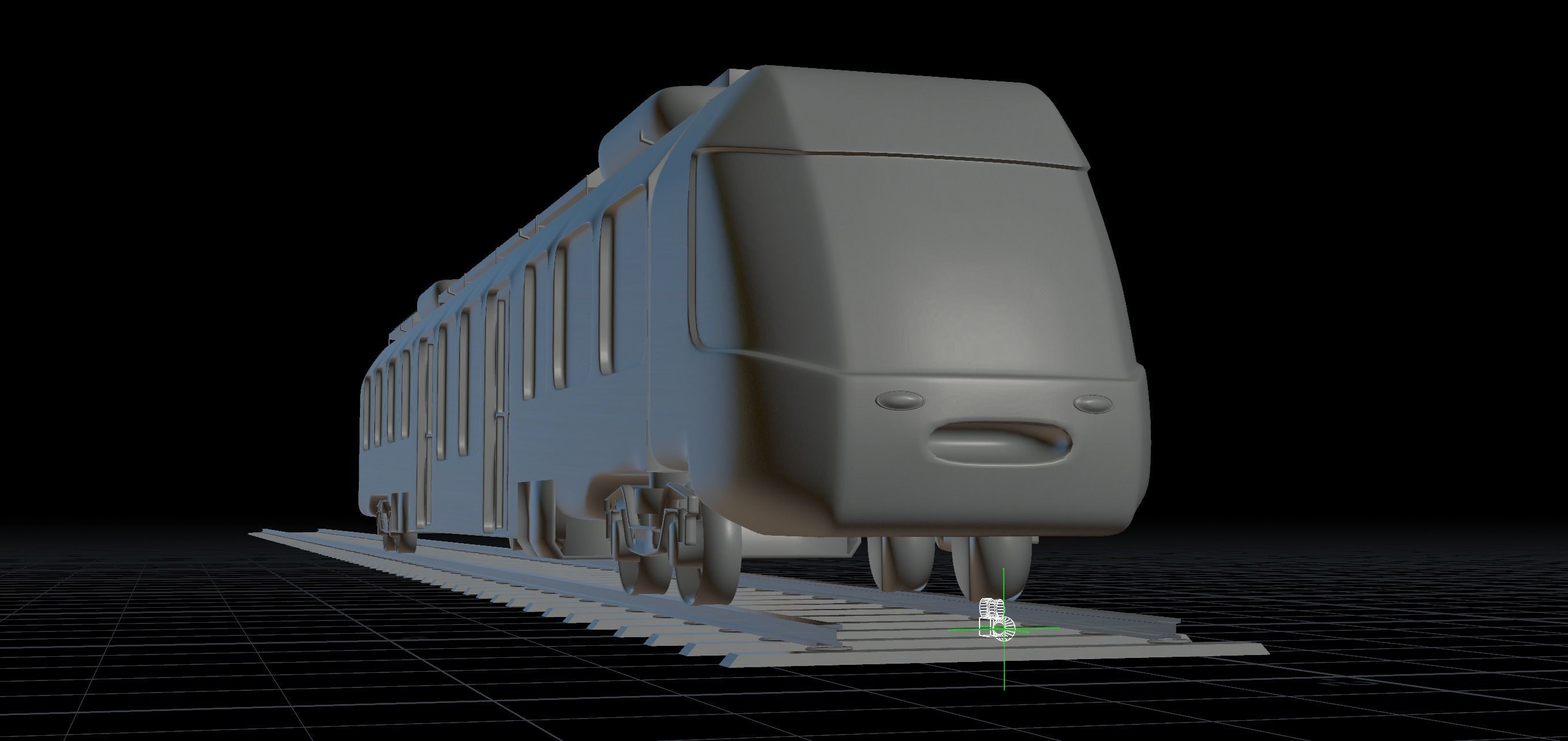 Electric Train 3D model CGTrader