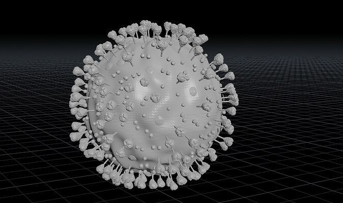 Corona Virus Covid 19 Bacteria 3D model | CGTrader