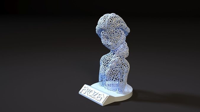 Frozen Elsa 3D model 3D printable | CGTrader