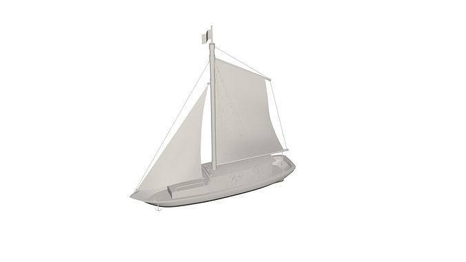 Ship concept 3D model