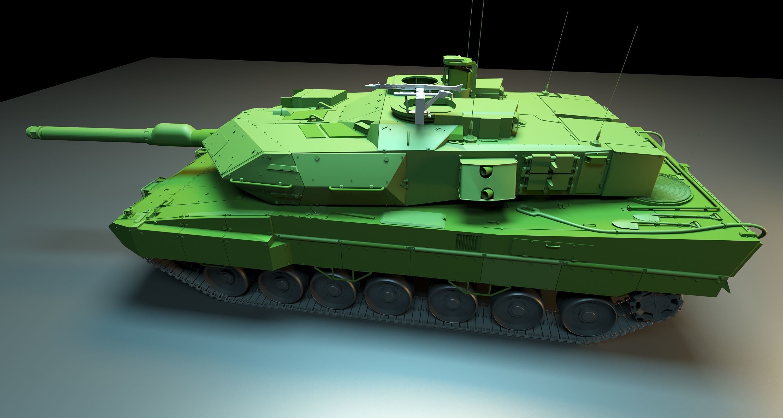 Tank strv 122 free 3D model CGTrader
