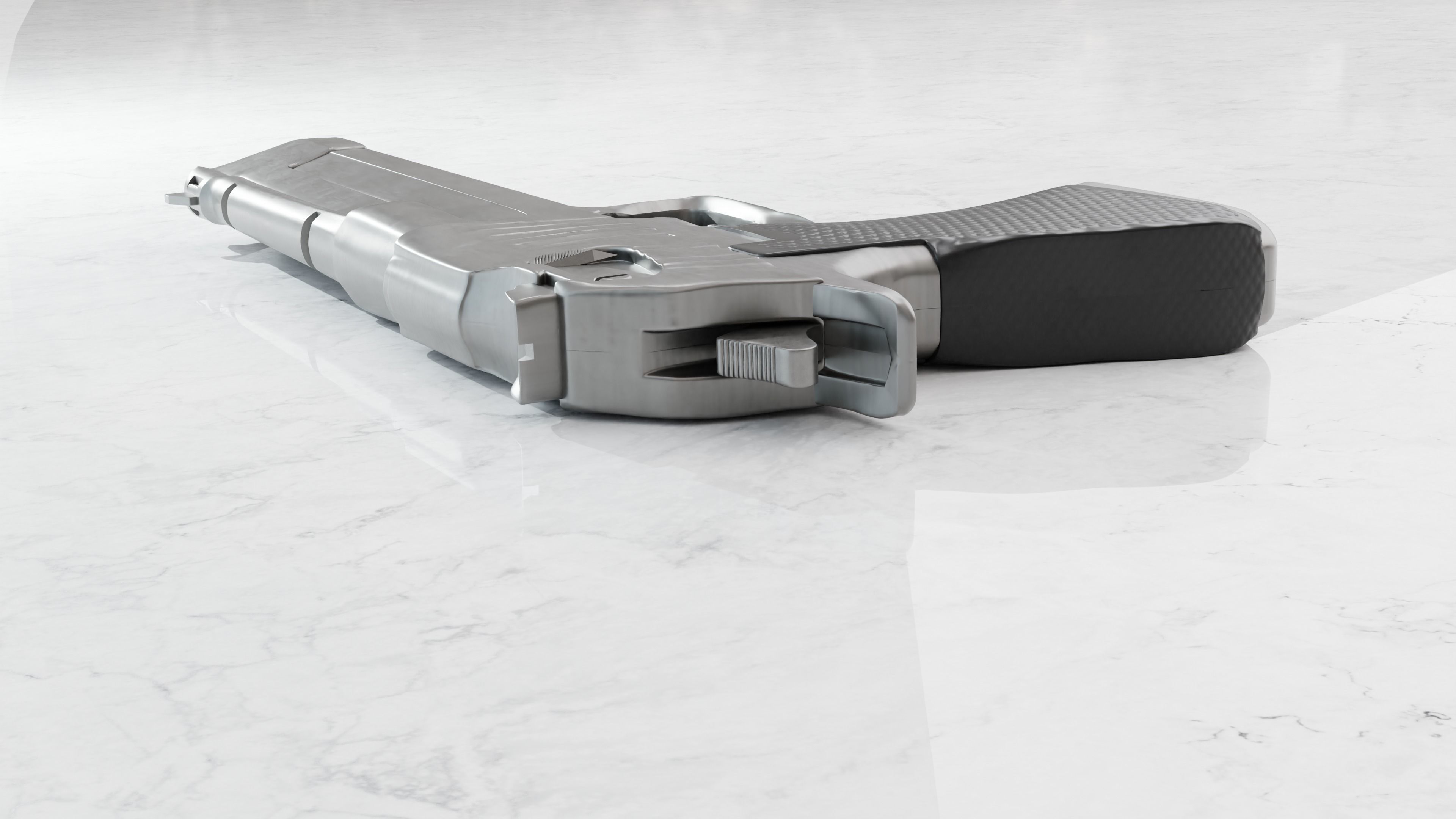 50 Cal Desert Eagle Free 3D Gun Model free 3D model rigged | CGTrader