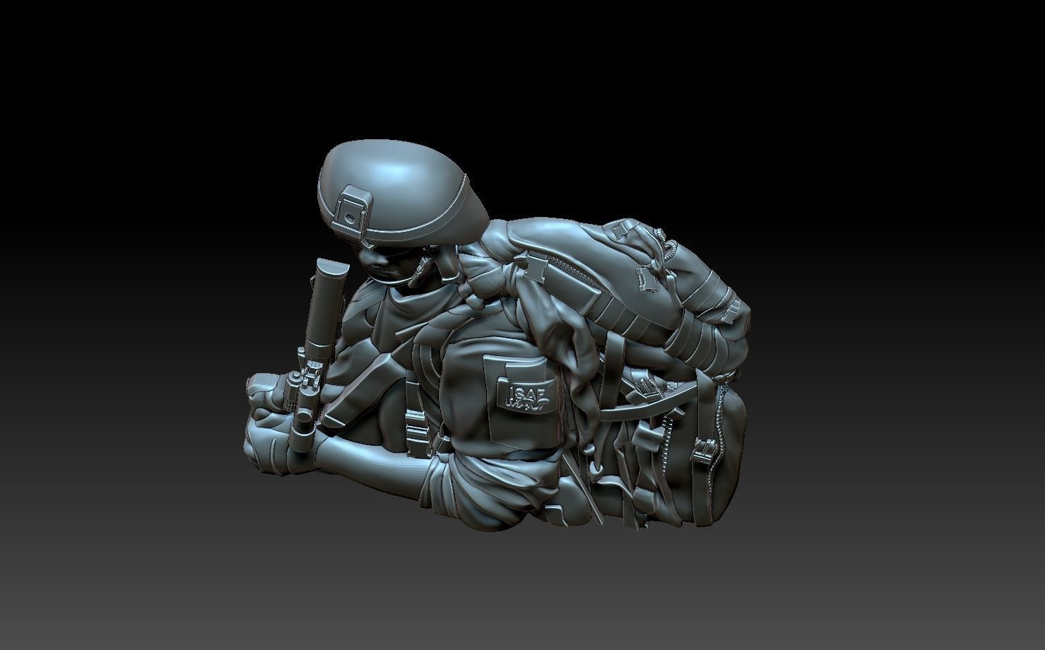 Soldier 3D model 3D printable | CGTrader