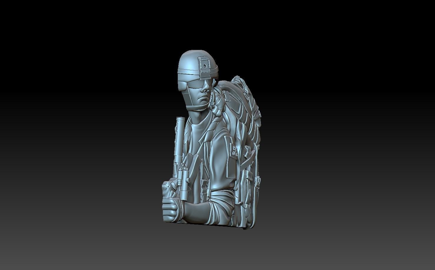 Soldier 3D model 3D printable | CGTrader