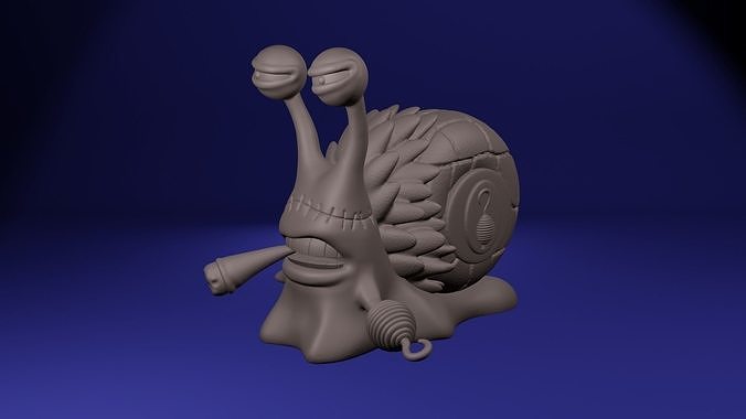 crocodile- den den mushi 3D model 3D printable | CGTrader