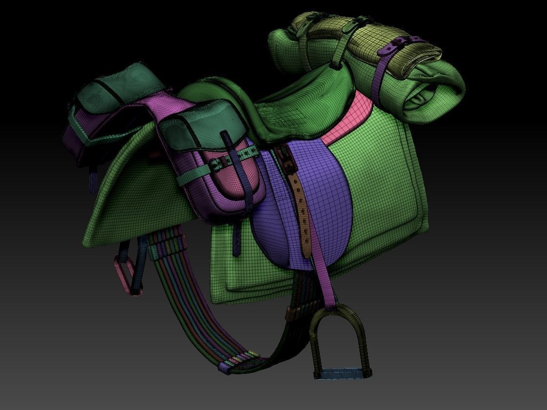 saddle 3D model 3D printable | CGTrader